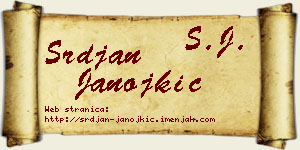 Srđan Janojkić vizit kartica